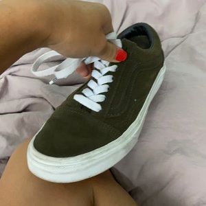 Olive green Vans